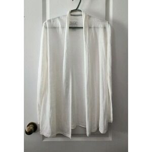 RACHEL ZOE Women's Linen‎ Knit Open Front Cardigan Long Sleeve Size S